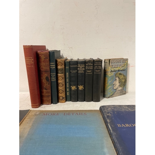 43 - Collection of Antique & Vintage books of various genres inc The room at the top by John Braine, The ... 