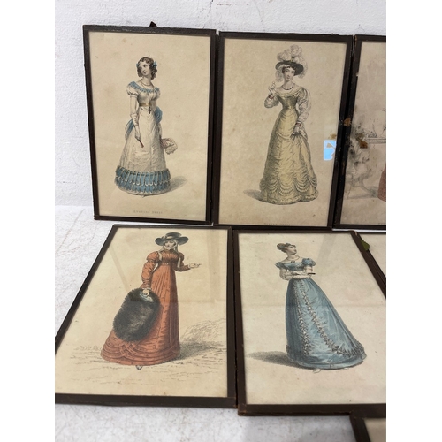 39 - Collection of Victorian Aquatint Lithographs of Ladies Dress-ware