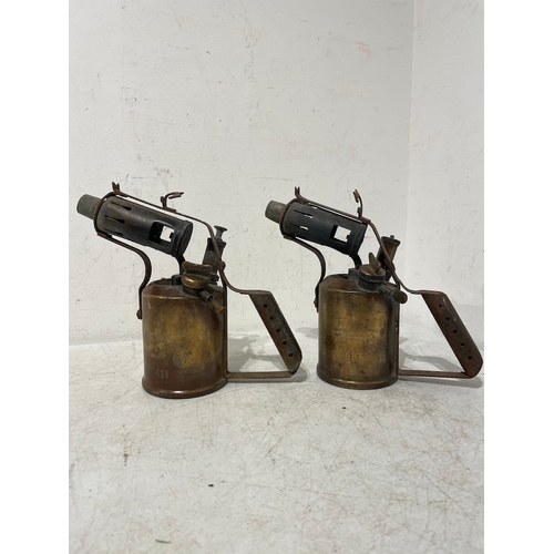 93 - Two vintage Swedish Optimus Gas Blow Torches