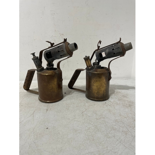 93 - Two vintage Swedish Optimus Gas Blow Torches