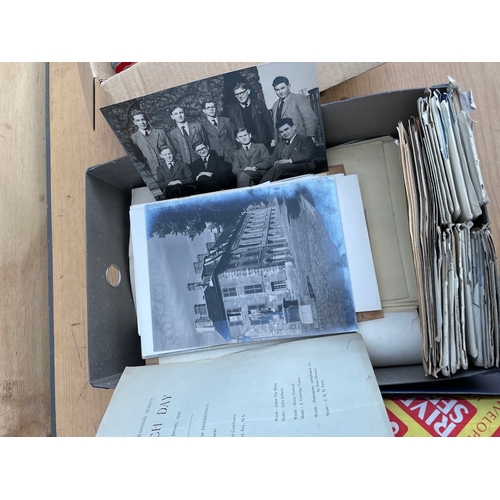 105 - Collection of postcards, social history memorabilia, leaflets, photographs etc 1950's-1970's one own... 