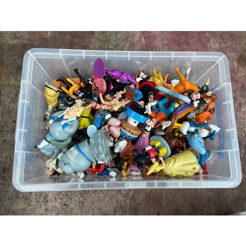 116 - Box full of assorted Disney Character Toys