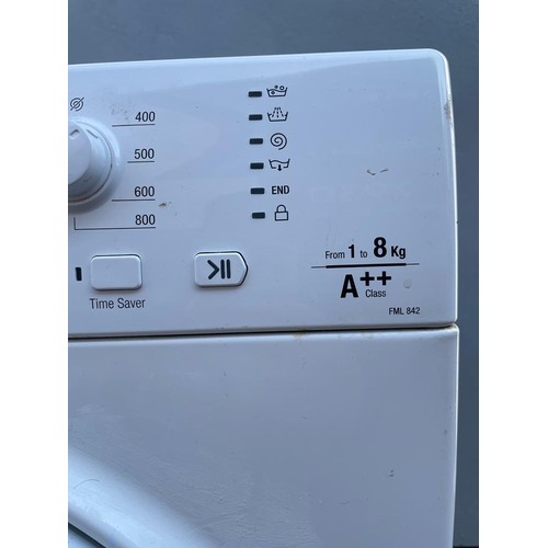 347 - Working Hotpoint 8kg Washing Machine + Working Zanussi 7kg Tumble Dryer