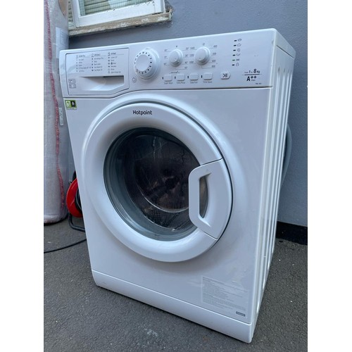 347 - Working Hotpoint 8kg Washing Machine + Working Zanussi 7kg Tumble Dryer