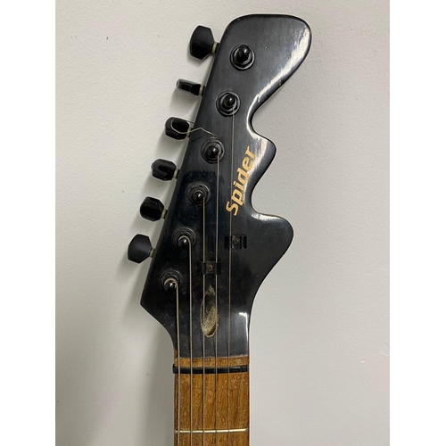 181 - Vintage Spider Electric Guitar Black