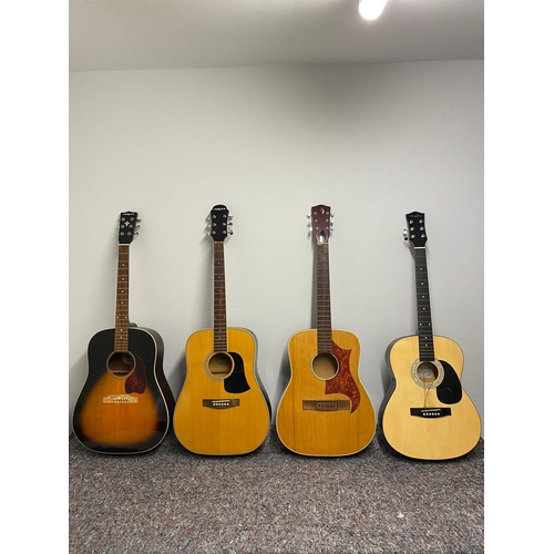 183 - Four Acoustic Guitars A/F