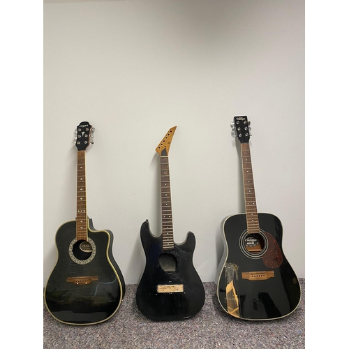 184 - 3 Acoustic Guitars A/F
