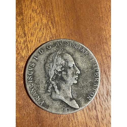 196 - 1825 ½ Thaler - Franz I Silver Coin Slovakia Mint - 28grams