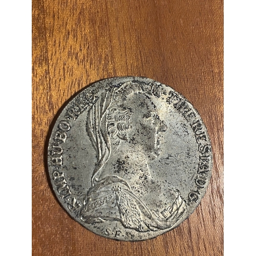 198 - 1780 Austrian 1 Thaler Maria Theresia Silver Coin - 28 grams