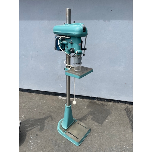 215 - Vintage Fobco Star 13mm Pillar Drilling machine with Stand / Guard / Chuck - in very good working or... 