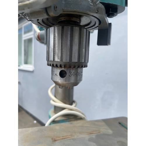 215 - Vintage Fobco Star 13mm Pillar Drilling machine with Stand / Guard / Chuck - in very good working or... 