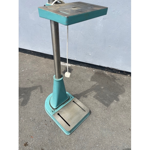 215 - Vintage Fobco Star 13mm Pillar Drilling machine with Stand / Guard / Chuck - in very good working or... 
