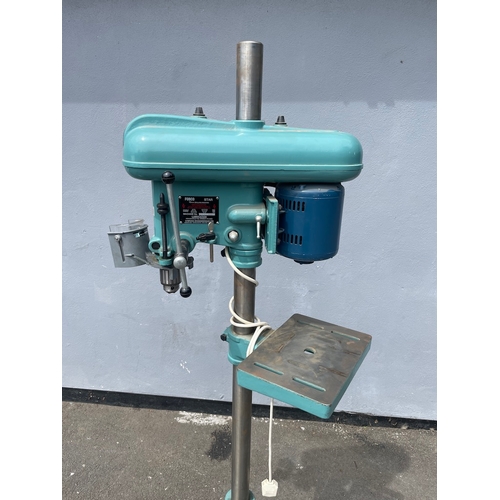 215 - Vintage Fobco Star 13mm Pillar Drilling machine with Stand / Guard / Chuck - in very good working or... 