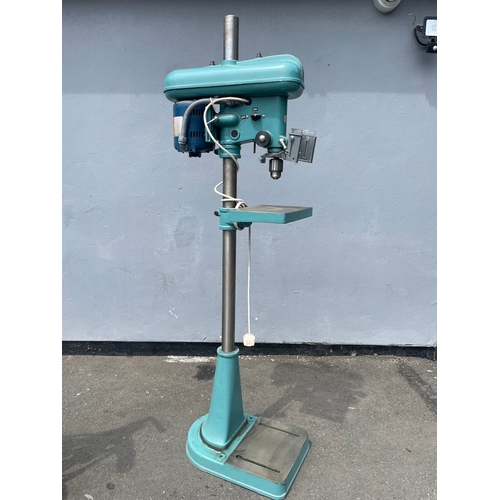 215 - Vintage Fobco Star 13mm Pillar Drilling machine with Stand / Guard / Chuck - in very good working or... 