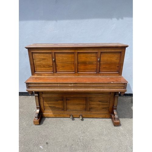 171 - 19th Century Rosewood John Broadwood & Sons Cottage Upright Piano - A/F 52