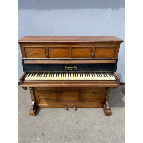 171 - 19th Century Rosewood John Broadwood & Sons Cottage Upright Piano - A/F 52