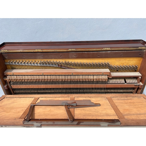 171 - 19th Century Rosewood John Broadwood & Sons Cottage Upright Piano - A/F 52