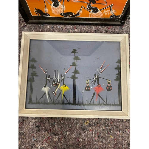 4 - Collection of various original artworks & prints including aboriginal works some signed