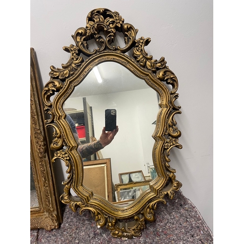 204 - Vintage & Antique Gilt Mirrors Victorian plaster on wood & 2 x Rocco Style in plaster