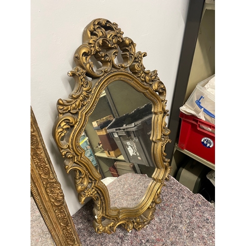 204 - Vintage & Antique Gilt Mirrors Victorian plaster on wood & 2 x Rocco Style in plaster