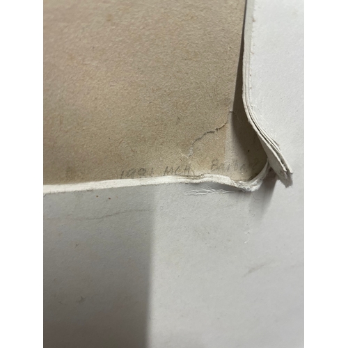 11 - Framed Nude Still Life Drawing of Seated Woman signed indistinctly bottom right MCH Barbara? 1991 30... 