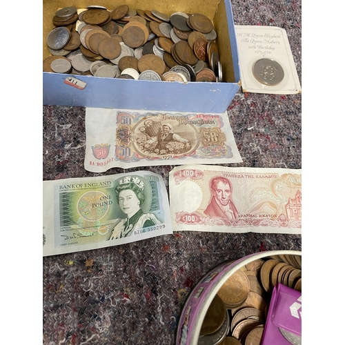 192 - Collection of early - late 20th century  currency majority British.