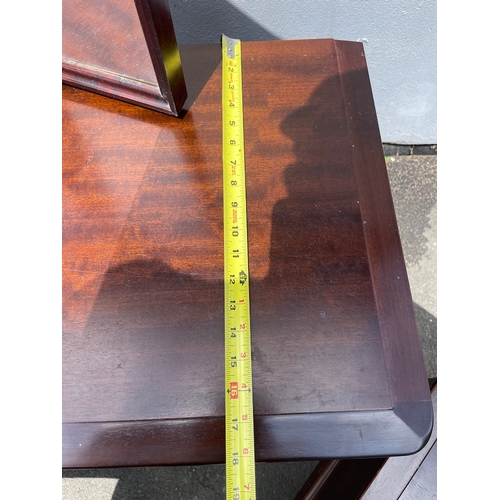 Vintage Mahogany Stag Minstrel Dressing Table & Stool + Matching Bedside dimensions in im