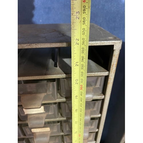 216 - Vintage Metal / Plastic Multi Drawer Cabinets