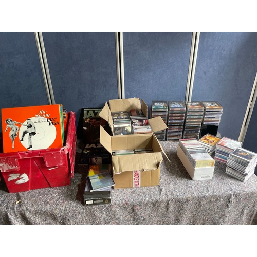 Large collection of Vintage Jazz CD's / Records + Books