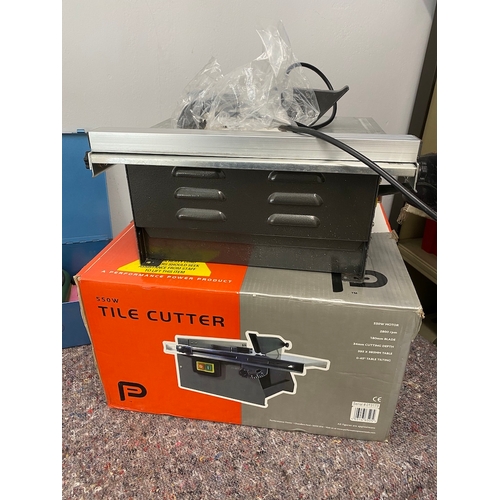 219 - Collection of Tools + Tile Cutter