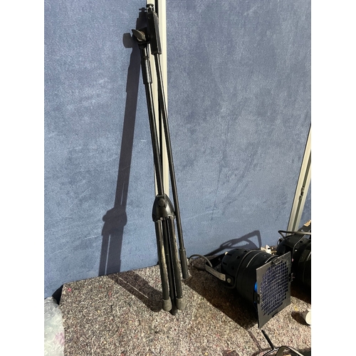 173 - Collection instrument stands + lighting A/F