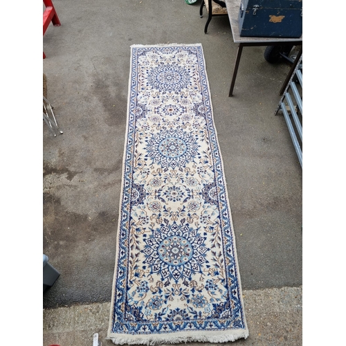 214 - Two Vintage Rugs Cream + Red A/F