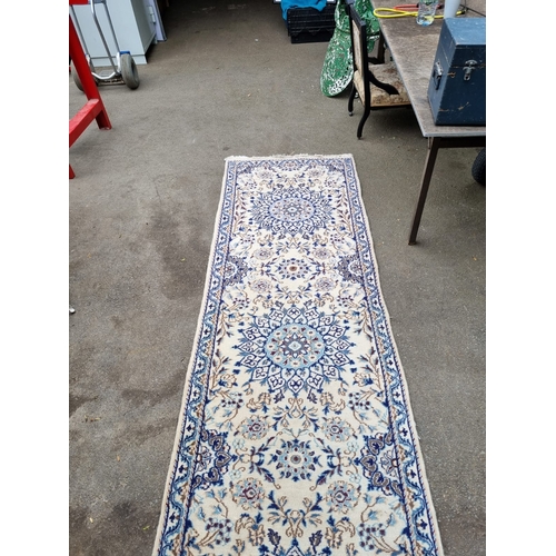 214 - Two Vintage Rugs Cream + Red A/F