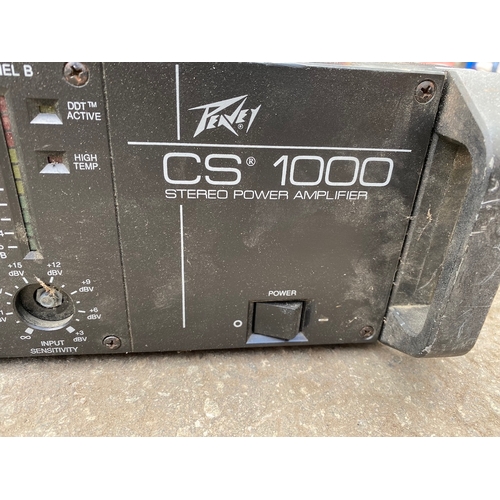 170C - Peavey CS 1000 Stereo Power Amplifier - A/F