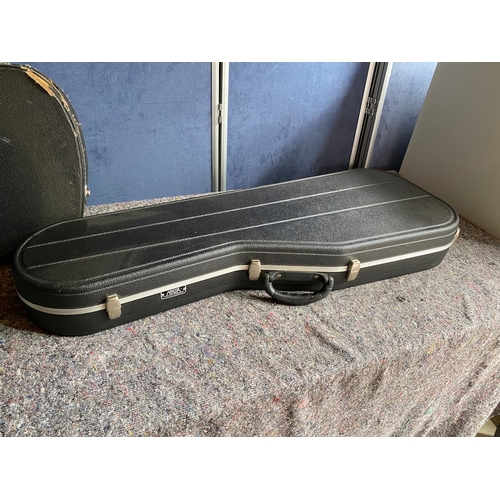 177D - 4 Vintage guitar travel hard cases including Hiscox - A/F