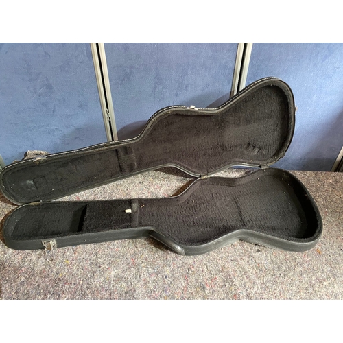 177D - 4 Vintage guitar travel hard cases including Hiscox - A/F