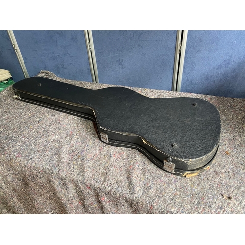 177D - 4 Vintage guitar travel hard cases including Hiscox - A/F