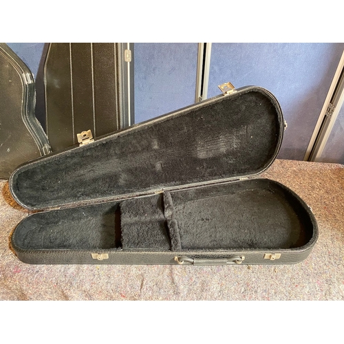 177D - 4 Vintage guitar travel hard cases including Hiscox - A/F