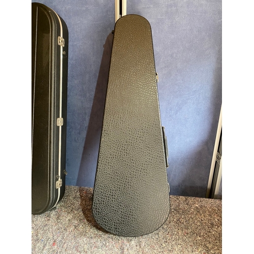 177D - 4 Vintage guitar travel hard cases including Hiscox - A/F