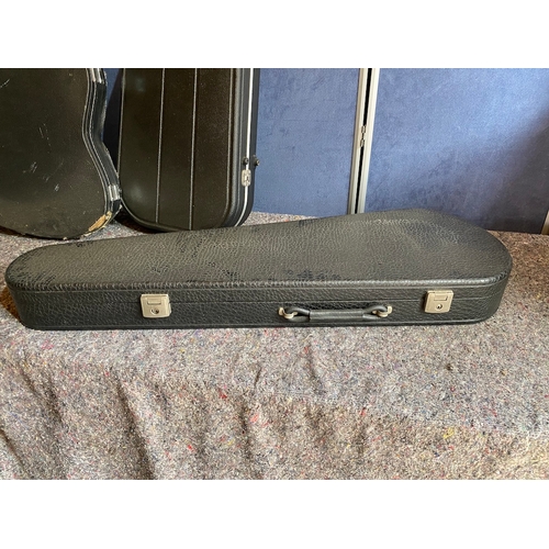 177D - 4 Vintage guitar travel hard cases including Hiscox - A/F