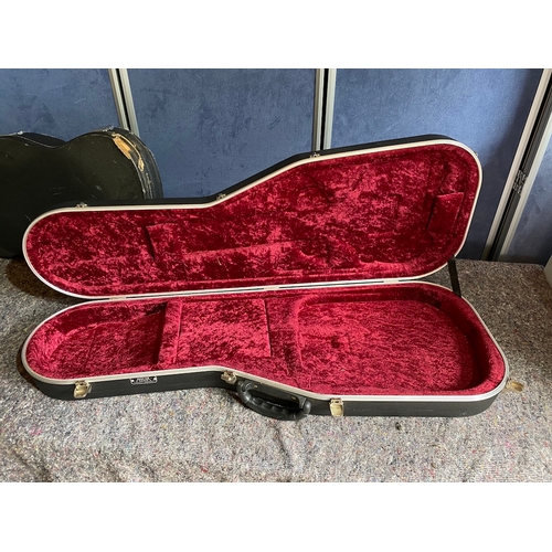 177D - 4 Vintage guitar travel hard cases including Hiscox - A/F