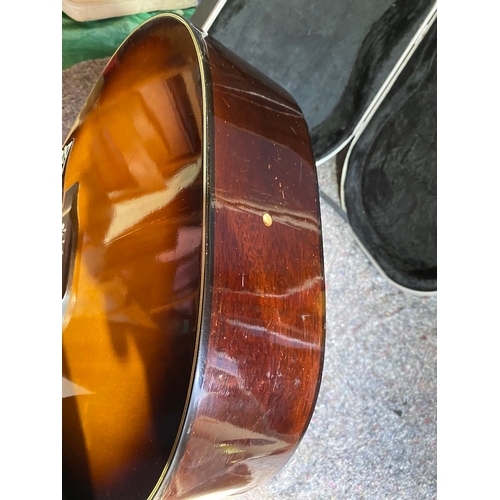 177A - Two vintage acoustic guitars with hard cases