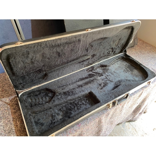 177C - Three vintage guitar / keyboard hard travel cases Fender / Roland