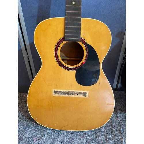 177A - Two vintage acoustic guitars with hard cases