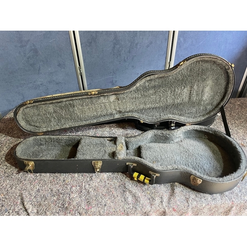177e - Two Vintage Epiphone Guitar Travel Cases / Shrouds