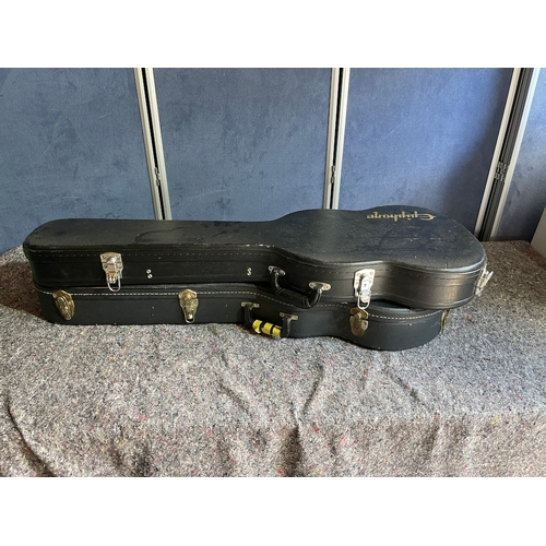 177e - Two Vintage Epiphone Guitar Travel Cases / Shrouds