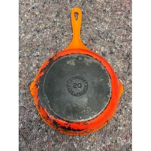 30 - Three vintage Le Creuset Pots / Pans