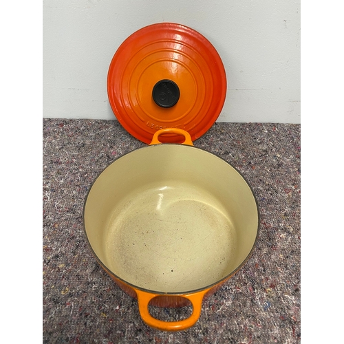 30 - Three vintage Le Creuset Pots / Pans