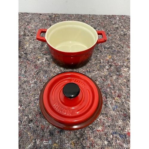 31 - Three vintage cooking pots