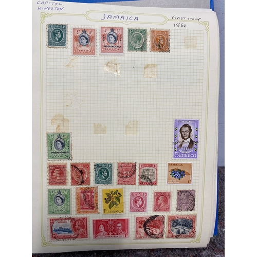 65 - Folders Containing Antique to Modern World Country / Region Stamps Alphabetical order J - Jamaica / ... 